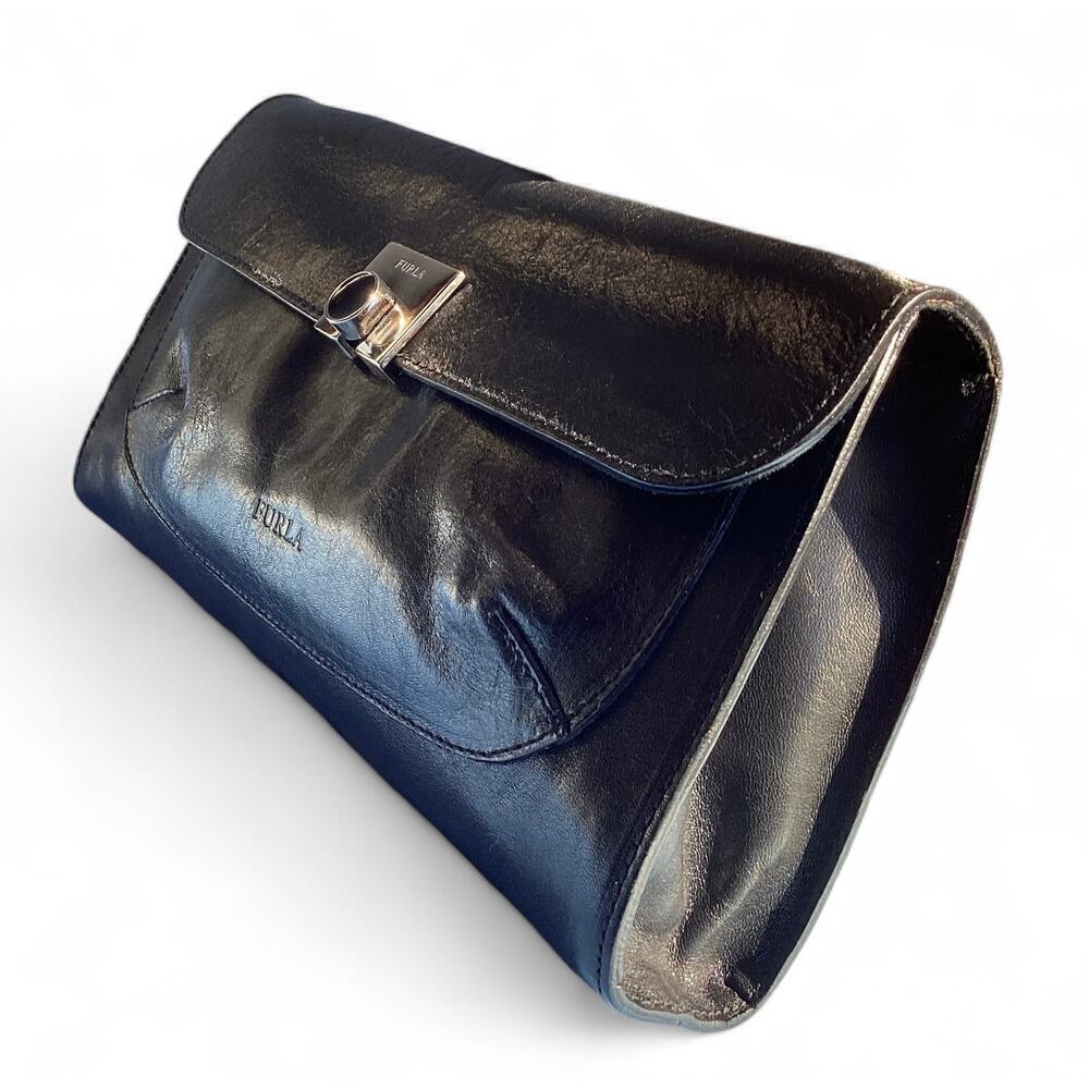 Vintage Furla Clutch leather italy‎ - Picture 2 of 7